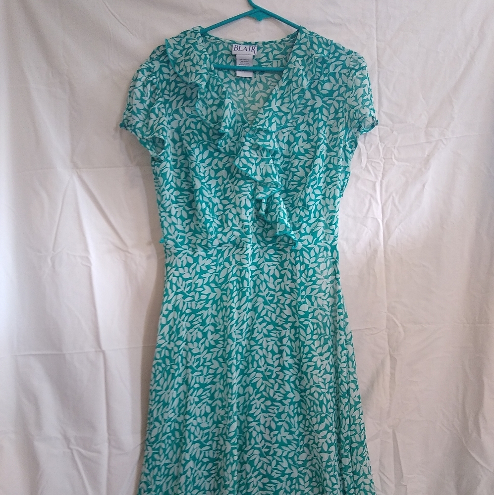 Two-piece Turquoise Dress